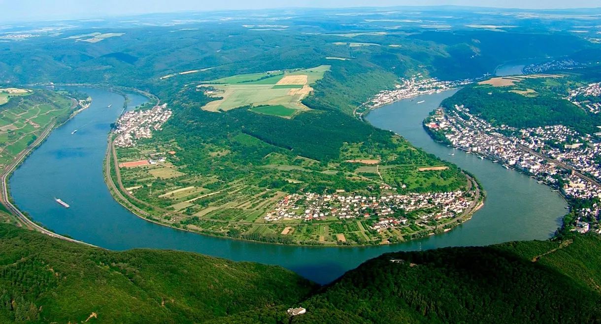 Der Rhein von oben