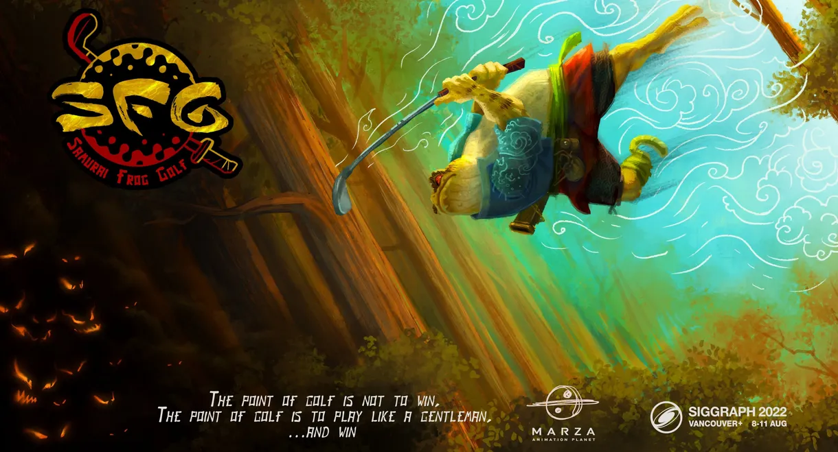 Samurai Frog Golf