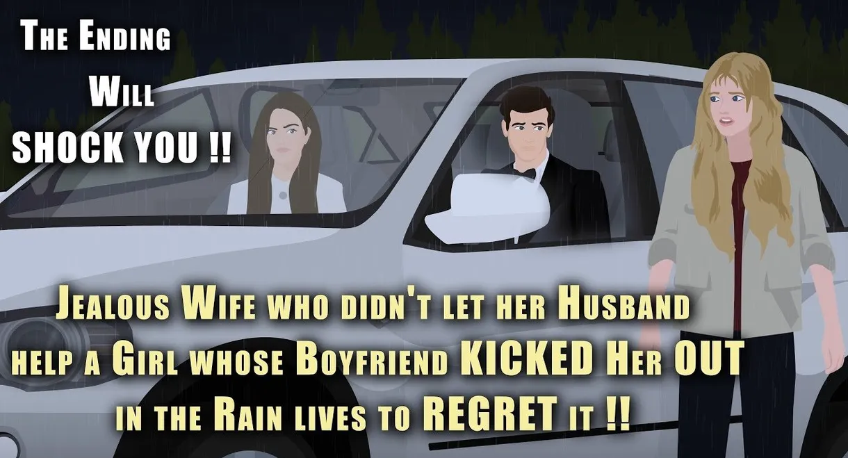 Jealous Wife didn't let her Husband help a Girl whose boyfriend KICKED Her OUT !!