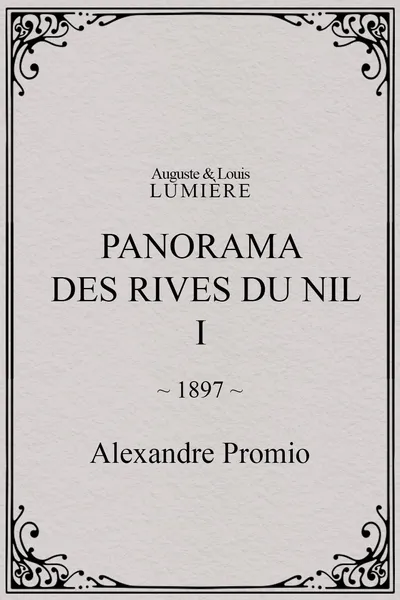 Panorama des rives du Nil, [I]