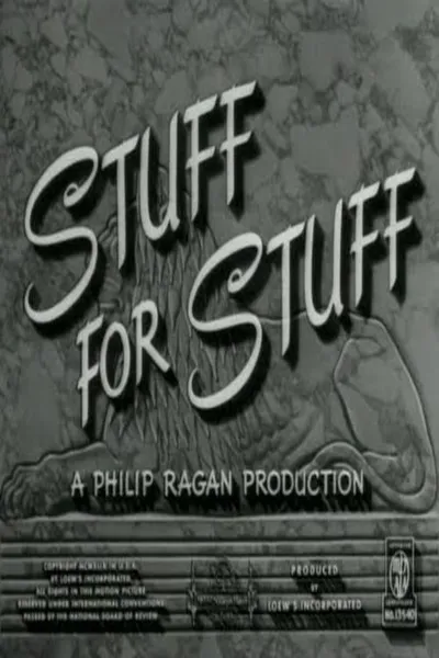 Stuff for Stuff