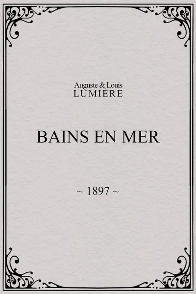 Bains en mer